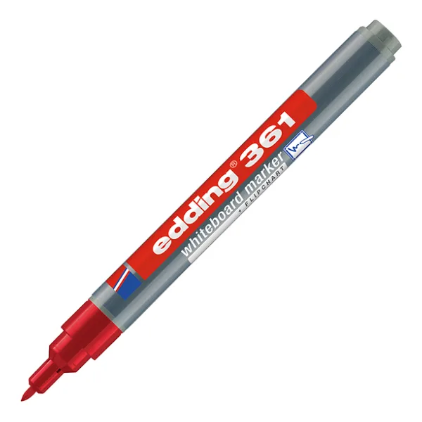 Edding E-361 İnce Uçlu Tahta Kalemi Kırmızı