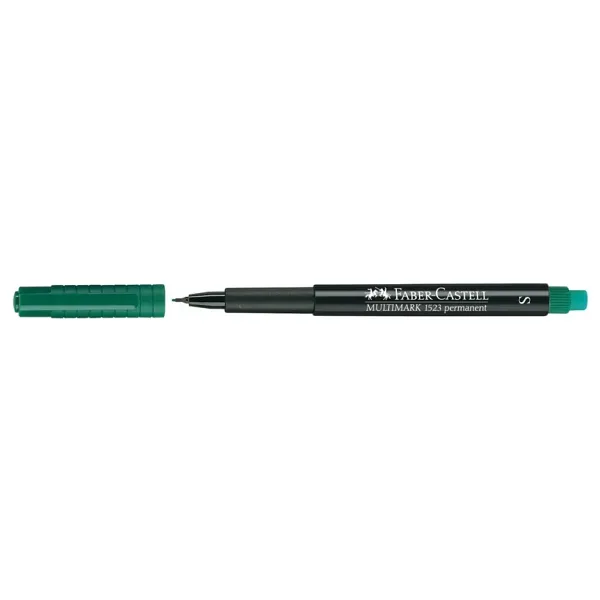 Faber-Castell 1523 S Yeşil Permanent Asetat Kalemi