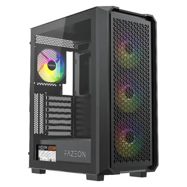 Fazeon F10 F10a650bbm Argb Fanlı 650 W Atx Oyuncu Kasası