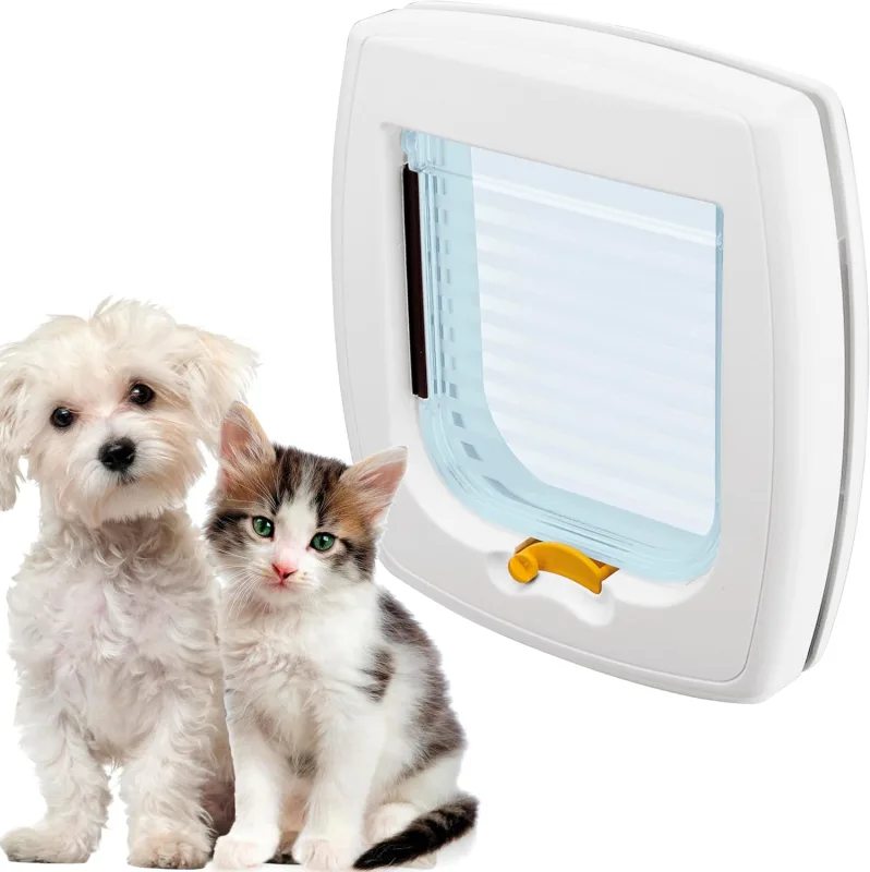 Ferplast Swıng 1 Kedi-Köpek Kapısı, Beyaz, 14,8X14,5, Standard