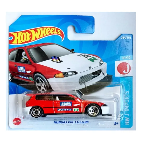 Hotwheels Hot Wheels Honda Civic Custom Kırmızı