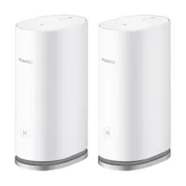 Huawei Wi-Fi Mesh 3 (2-Pack) , AX3000 , 400 M2'ye Kadar Kapsam , 3x10/100/1000MBPS Ports, Harmonyos Mesh+ , NFC 1.0 Huawei Share) - Beyaz