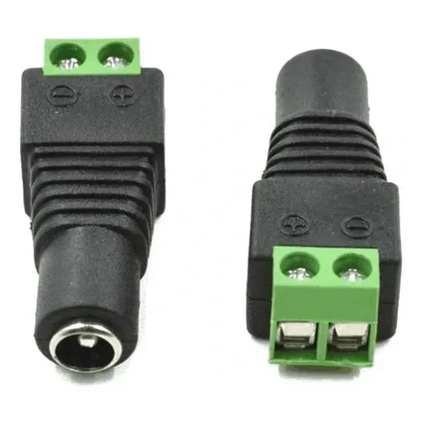 IC-254D Klemens Girişli Dişi DC Barrel Jack 2.1mm