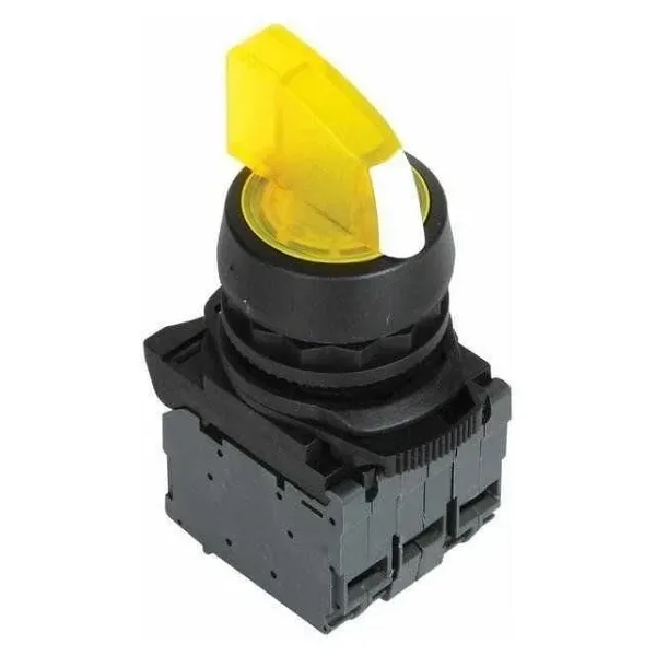 ISP-AK125M5 220V Sarı Led Işıklı Mandal Buton