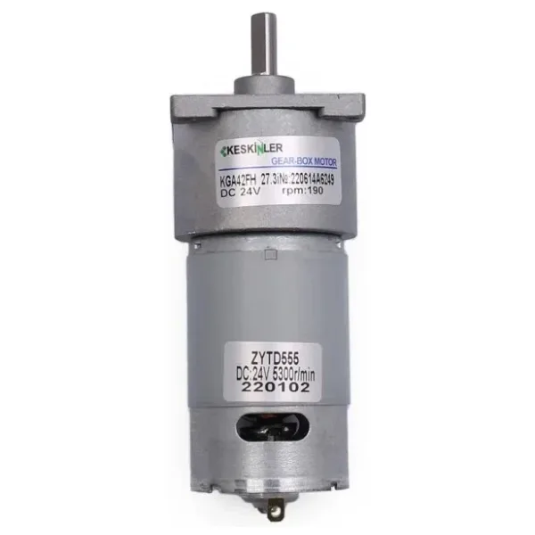 KGA-42FH 24V 190rpm Redüktörlü Dc Motor