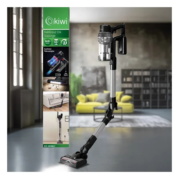 Kiwi KVC-4040BLF Şarjlı Dikey Süpürge