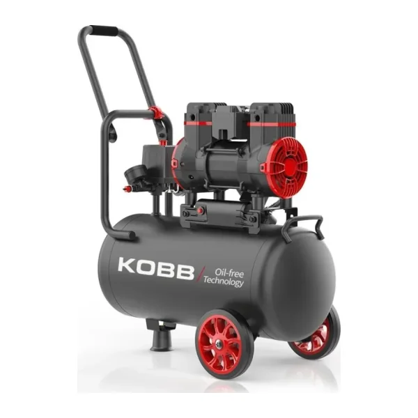 Kobb KBK25S 1.7 Hp 25 lt Yağsız Sessiz Taşınabilir Hava Kompresörü