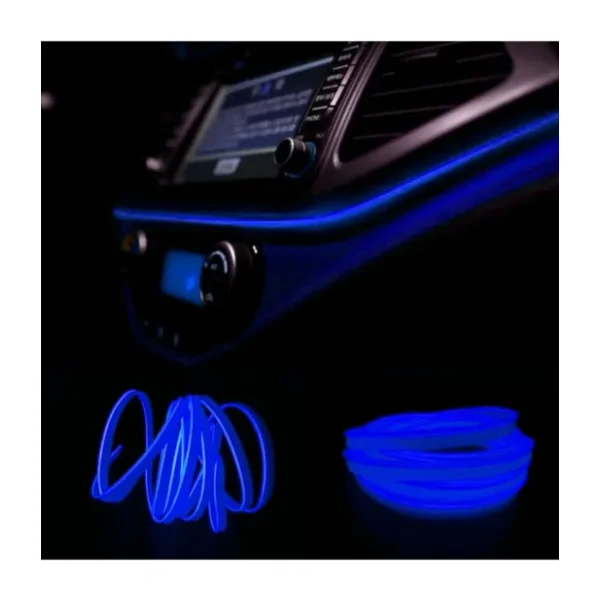 Mfk Araç Içi Torpido Ledi - Ip Led - Neon Led - Şerit Led / Mavi