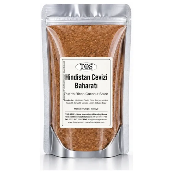 Natalia'nın Porto Riko Hindistan Cevizi Baharatı 100 gr Natalia's Puerto Rican Coconut Spice