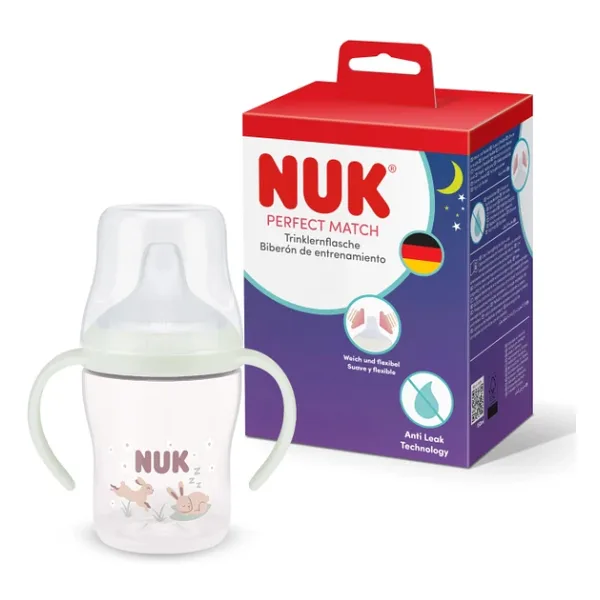 NUK PM Gece Eğitici Alıştırma Bardağı150 ml,Tavşan