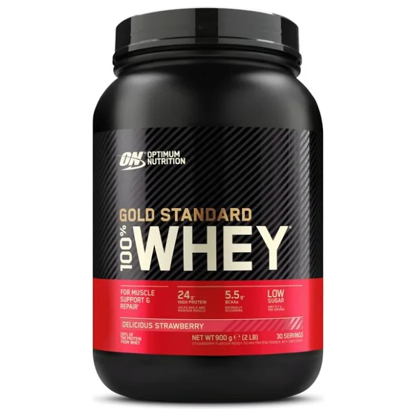ON Optimum Nutriti 100% Whey Gs Strawberry 1 Paket(1 x 900 g)