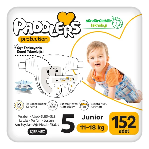 Paddlers Protection 5 Numara Junior 152'li Bebek Bezi