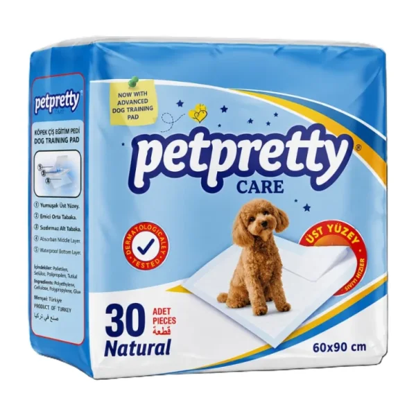 Petpretty Kokusuz Tuvalet Eğitim Pedi 60x90cm 30'lu