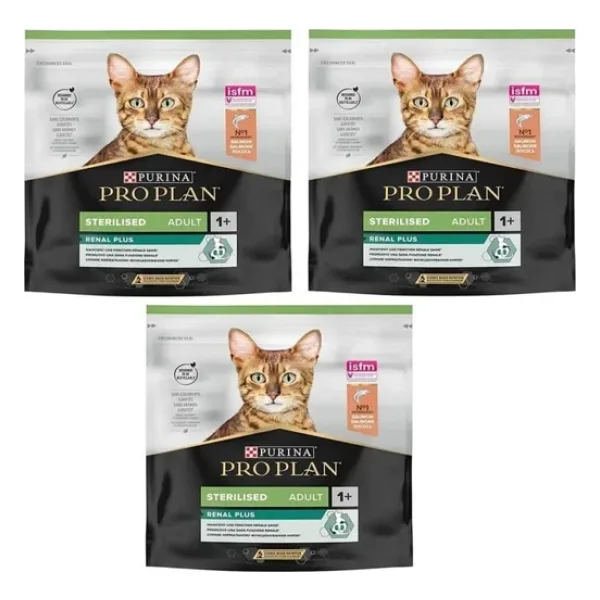 Pro Plan Sterilised Somonlu 400 gr 3'lü Kısırlaştırılmış Yetişkin Kedi Maması
