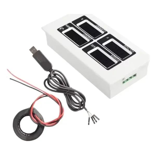 PZEM-004 100A AC Dijital Güç Monitörü + Bobin CT + USB