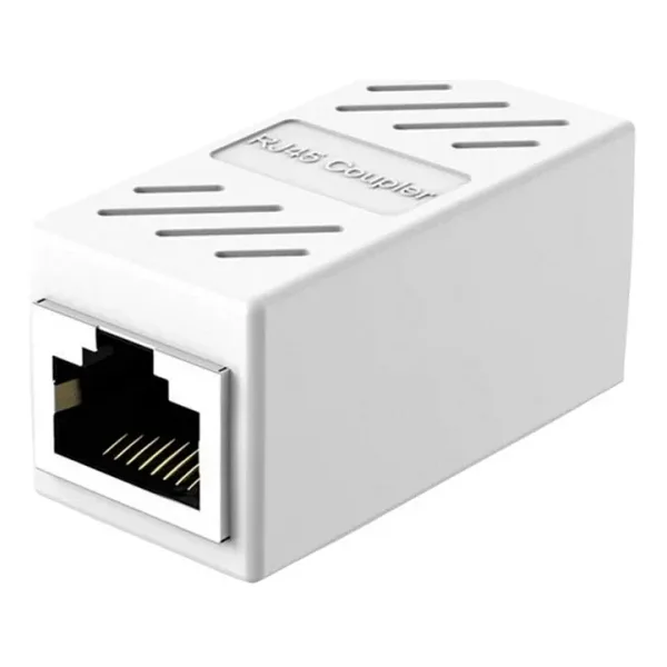 RJ45 Dişi-Dişi Ara Bağlantı Soketi - Beyaz