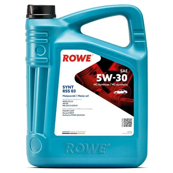 ROWE HIGHTEC SYNT RSS 03 SAE 5W-30 MOTOR YAĞI 4 L