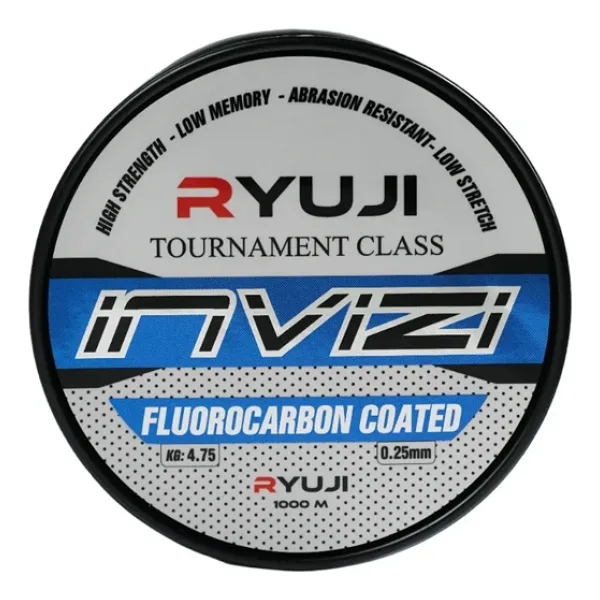 Ryuji Invizi 1000 m 0.20 mm 2.95 kg Fluorocarbon Misina