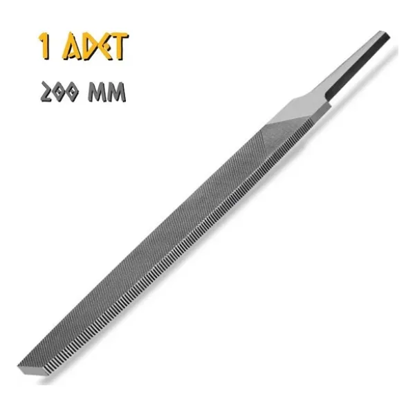 SGS Yassı Düz Eğe Orta Dişli 8" - 200 mm. - 1 Adet