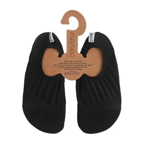 Slipstop Black Junior Unisex Çocuk Kaydırmaz Ayakkabı - Patik - 18 - 20 - Renkli