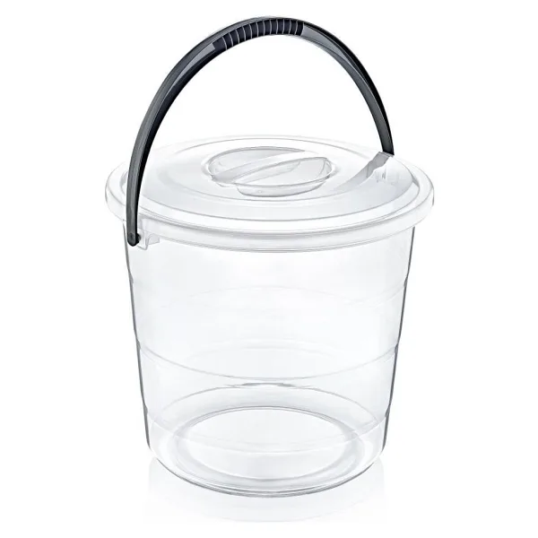 Smartware Kapaklı Kova 20 Litre Şeffaf