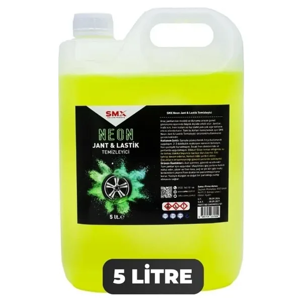 SMX Neon Jant & Lastik Temizleyici 5 Lt.