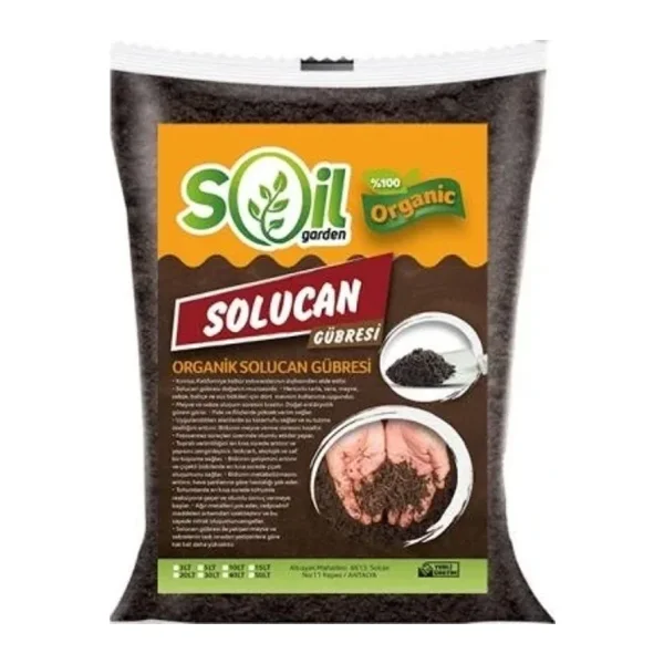 Solucan gübresi 50 lt (25 kg)Toprak düzenleyici solucan gübresi