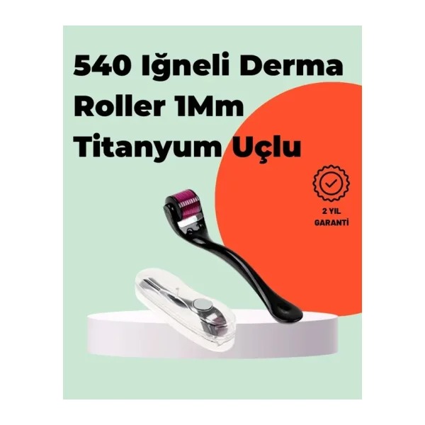 Titanyum Iğneli Derma Roller - Evde Cilt Bakımı Için Uygun