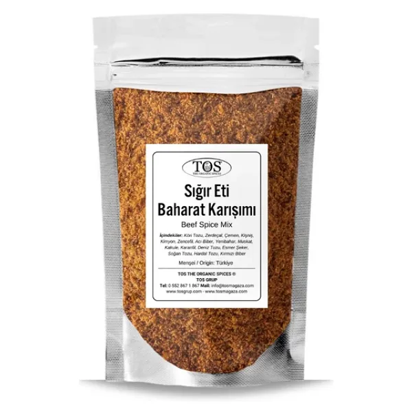 Tos The Organic Spices Sığır Eti Baharat Karışımı 100 gr