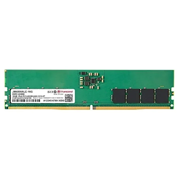 Transcend 16 GB 4800 MHz Cl40 Jm4800ale-16g DDR5 RAM