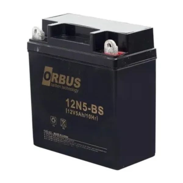 12V 5AH Elektrikli Karbon Bisiklet Aküsü 12N5-BS