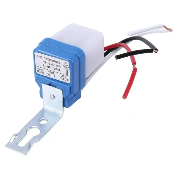 12V Fotosel Otomatik Işık Sensörü - Gece Sensörü