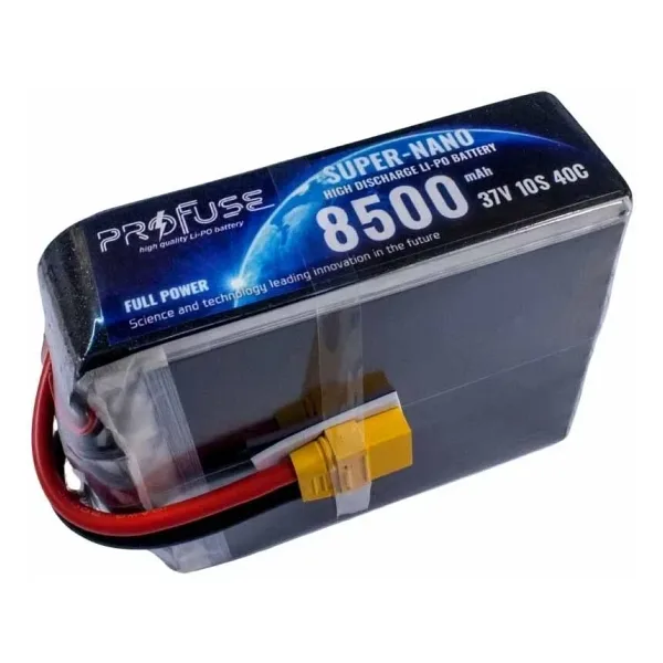 37V 10S 8500mAh 40C Lipo Batarya