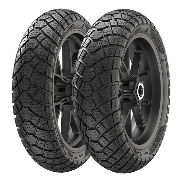 Anlas 3.50-10 90/90-12 Ön Arka Lastik Takım Anlas Sc 500 Winter Grip 2 2025 Üretim ANL0061