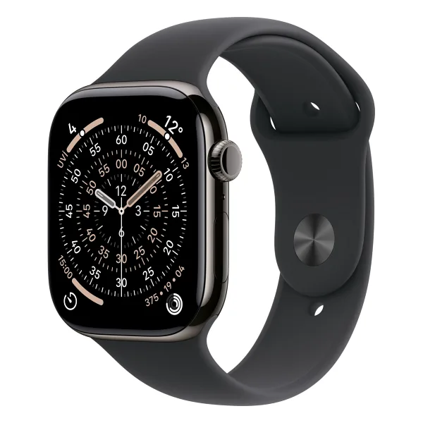 Apple Watch Series 11 GPS + Cellular 46mm Titanyum Kasa ve Spor Kordon Akıllı Saat