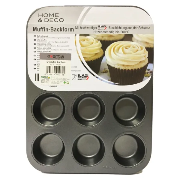 Axentia 12'li Muffin Kalıbı