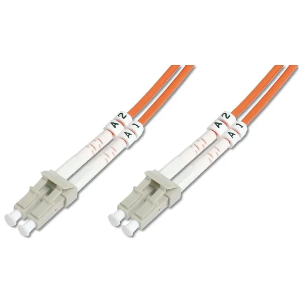 Beek LC-LC Fiber Optik Patch Kablo, Multimode OM 2 50/125 Duplex, 3.0mm, LSZH, 1 metre