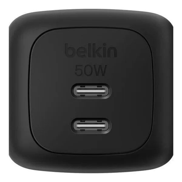 Belkin BoostCharge Pro WCH019KQBK 50 W Type-C Siyah Hızlı Şarj Adaptörü