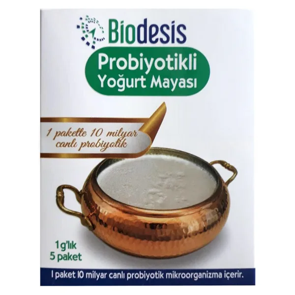 Biodesis 1 gr 5'li Probiyotikli Yoğurt Mayası