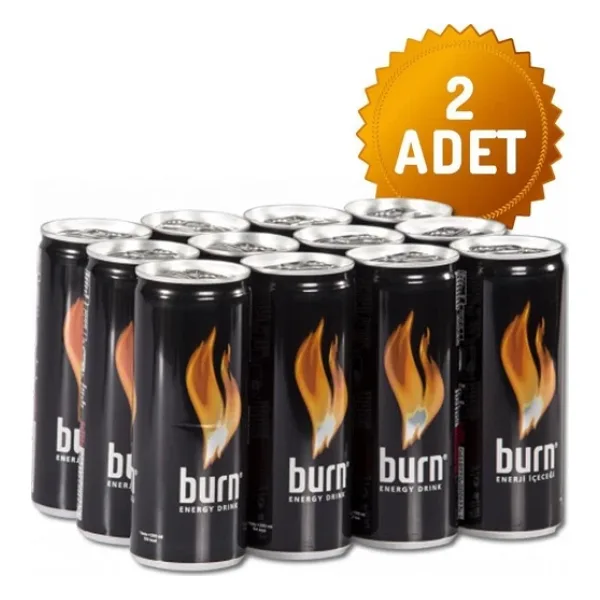 Burn Enerji İçeceği 250 Ml (12 Adet) X 2 Adet