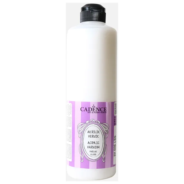 Cadence Su Bazlı Vernik Parlak 500 ml.