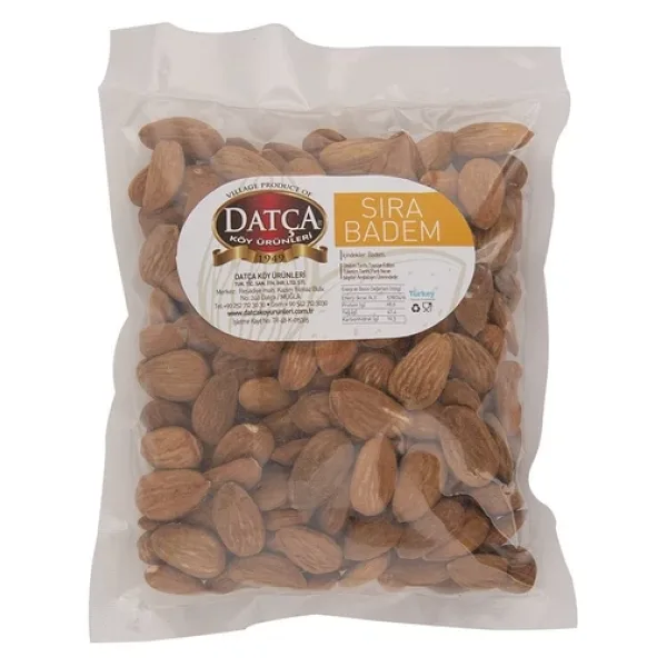 Datça Köy Ürünleri Çiğ Sıra Badem 500 gr