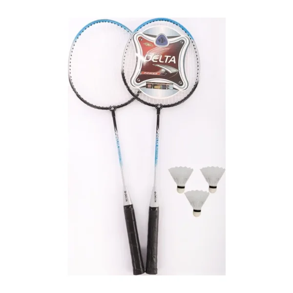 Delta 2 Adet Badminton Raketi İle 3 Adet Badminton Topu Ve Deluxe Badminton Çantası Çiftler İçin Set