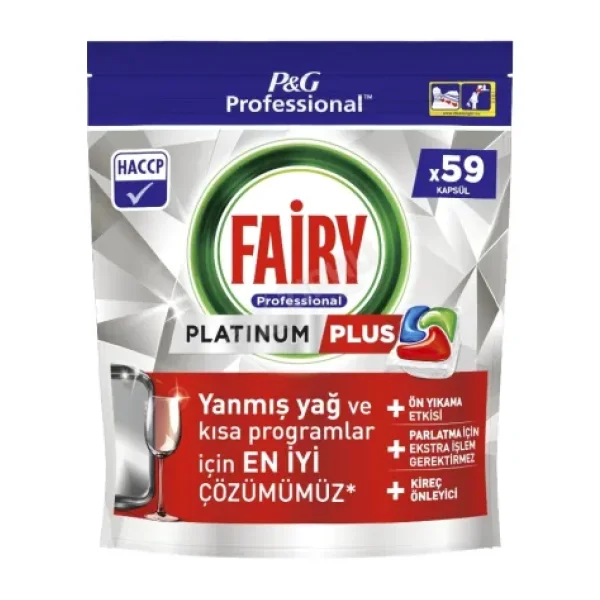 Fairy Professional Platinum Plus Bulaşık Makinesi Tableti 59'lu