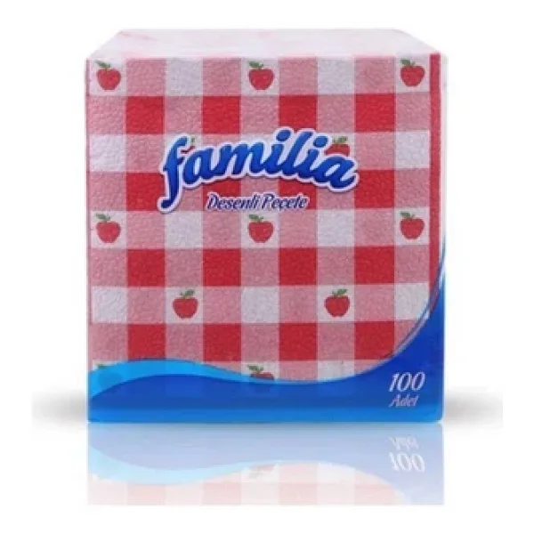Familia Desenli 100'lü Kağıt Peçete