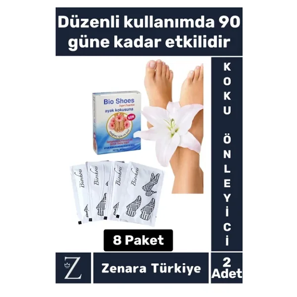 Gündelik Kullanım Kalıcı Uzun Süre Etkili Kadın Erkek Ayak Kötü Koku Önleyici Ayak Bakım Tozu 2 Adet