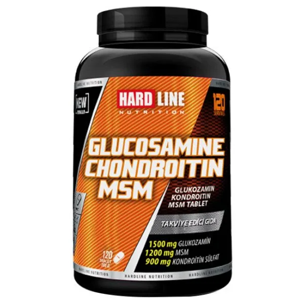Hardline Nutrition Glucosamine Chondroitin MSM 120 Tablet