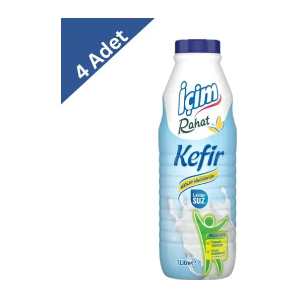 İçim Içim Laktozsuz Kefir 1 L x 4 Adet