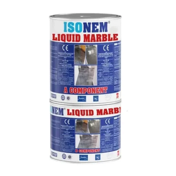Isonem Liquid Marble 1 kg Tezgah ve Zemin Kaplama Malzemesi