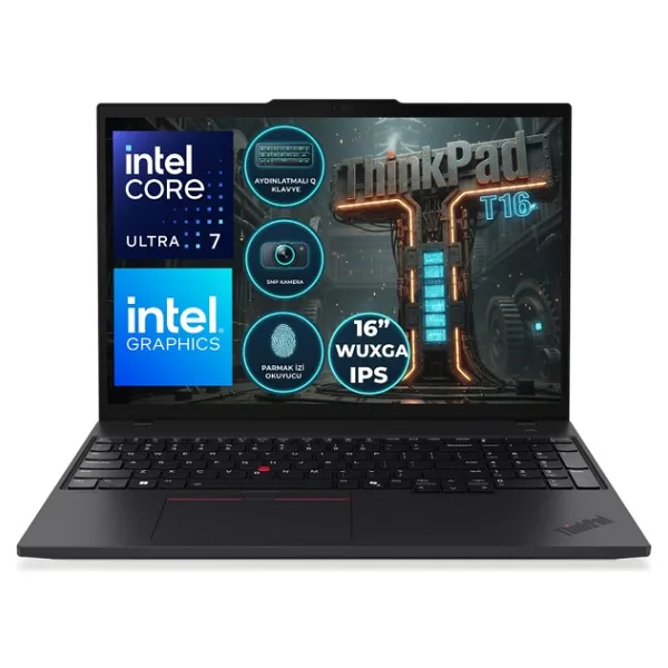 Lenovo ThinkPad T16 G4 Ultra 7 255U 16GB 512GB SSD 16'' WUXGA Freedos Notebook 21QFS2BHTX
